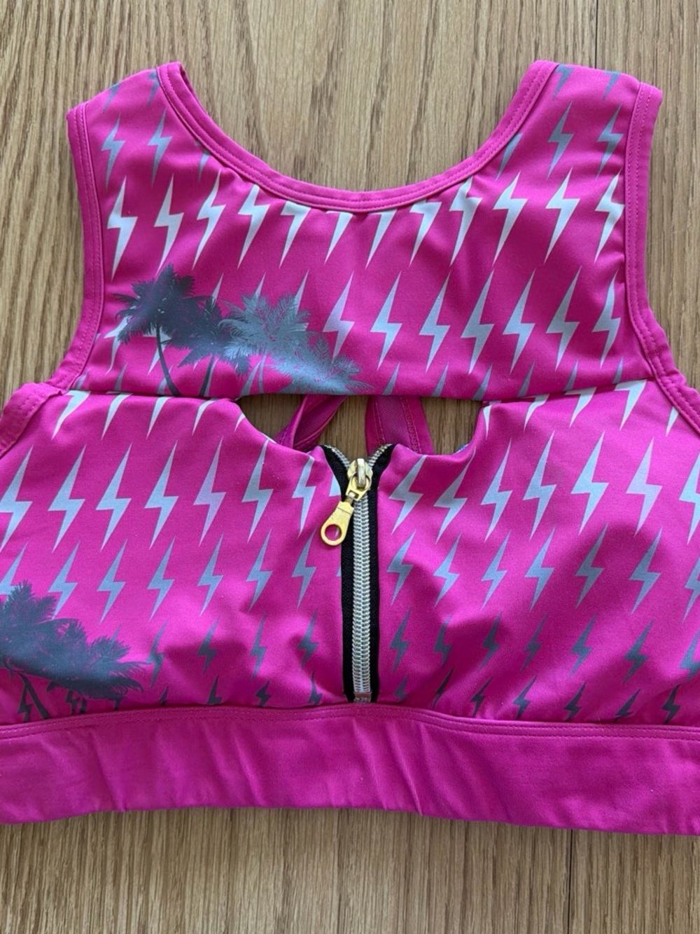 Pink Chestee Sports Bra